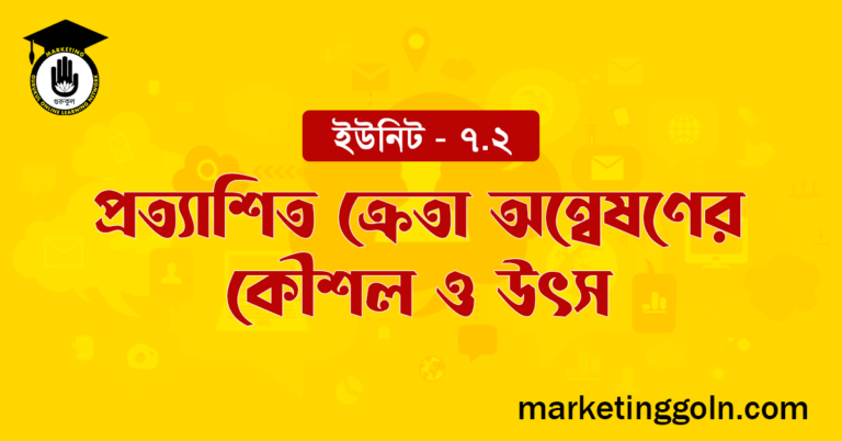 প্রত্যাশিত ক্রেতা অন্বেষণের কৌশল ও উৎস