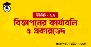 বিজ্ঞাপনের কার্যাবলি ও প্রকারভেদ