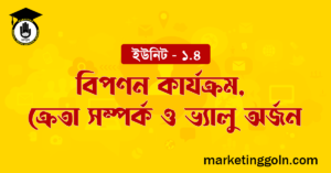 বিপণন কার্যক্রম, ক্রেতা সম্পর্ক ও ভ্যালু অর্জন